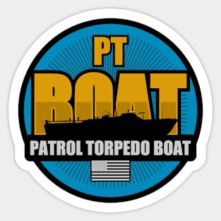 PT Boat (Small logo) Sticker